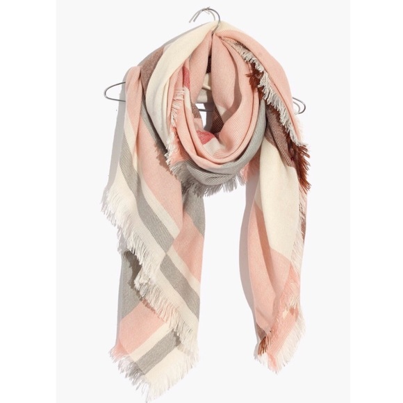 NWT Madewell Colorblock Blanket Scarf - Picture 4 of 6